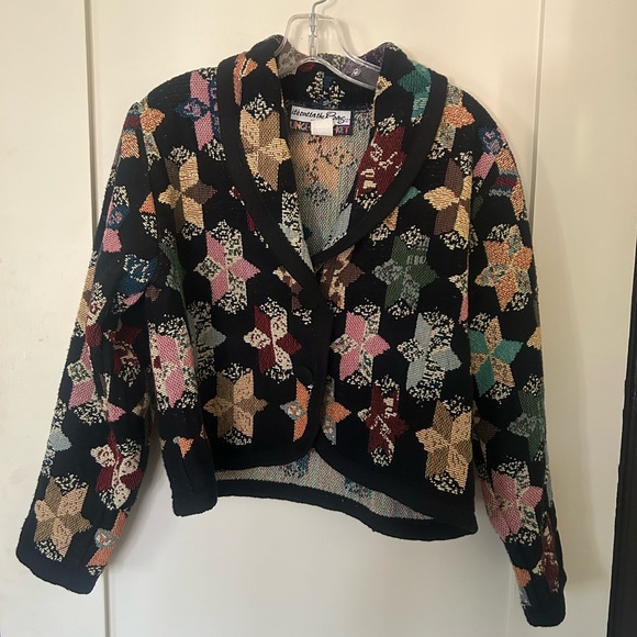 Colorful Patterned Blazer - Picture 3 of 7